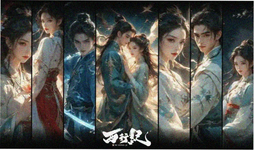 分镜教程轮播图：编剧分镜稿与彩笔摊在燕麦色桌面